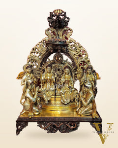 Brass Superfine The Royal Ram Darbar 23 inch (Ramapatabhishekam)