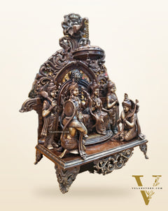 Brass Superfine The Royal Ram Darbar 23 inch (Ramapatabhishekam)