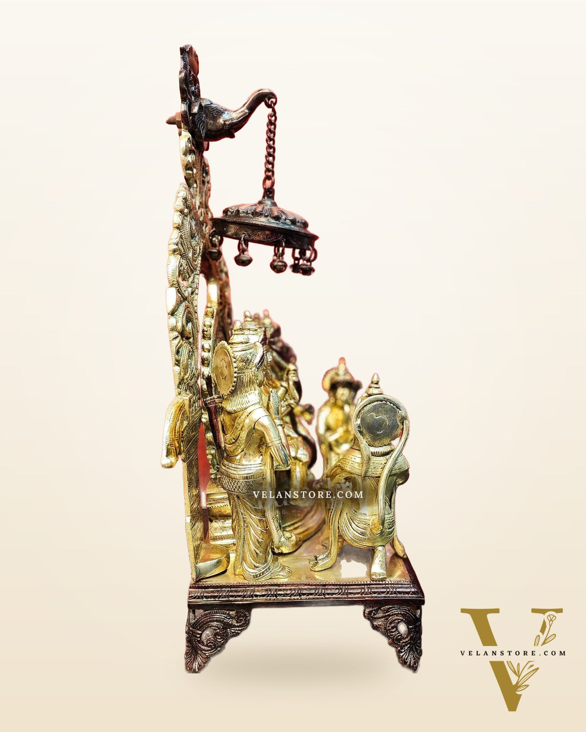 Brass Superfine The Royal Ram Darbar 23 inch (Ramapatabhishekam)