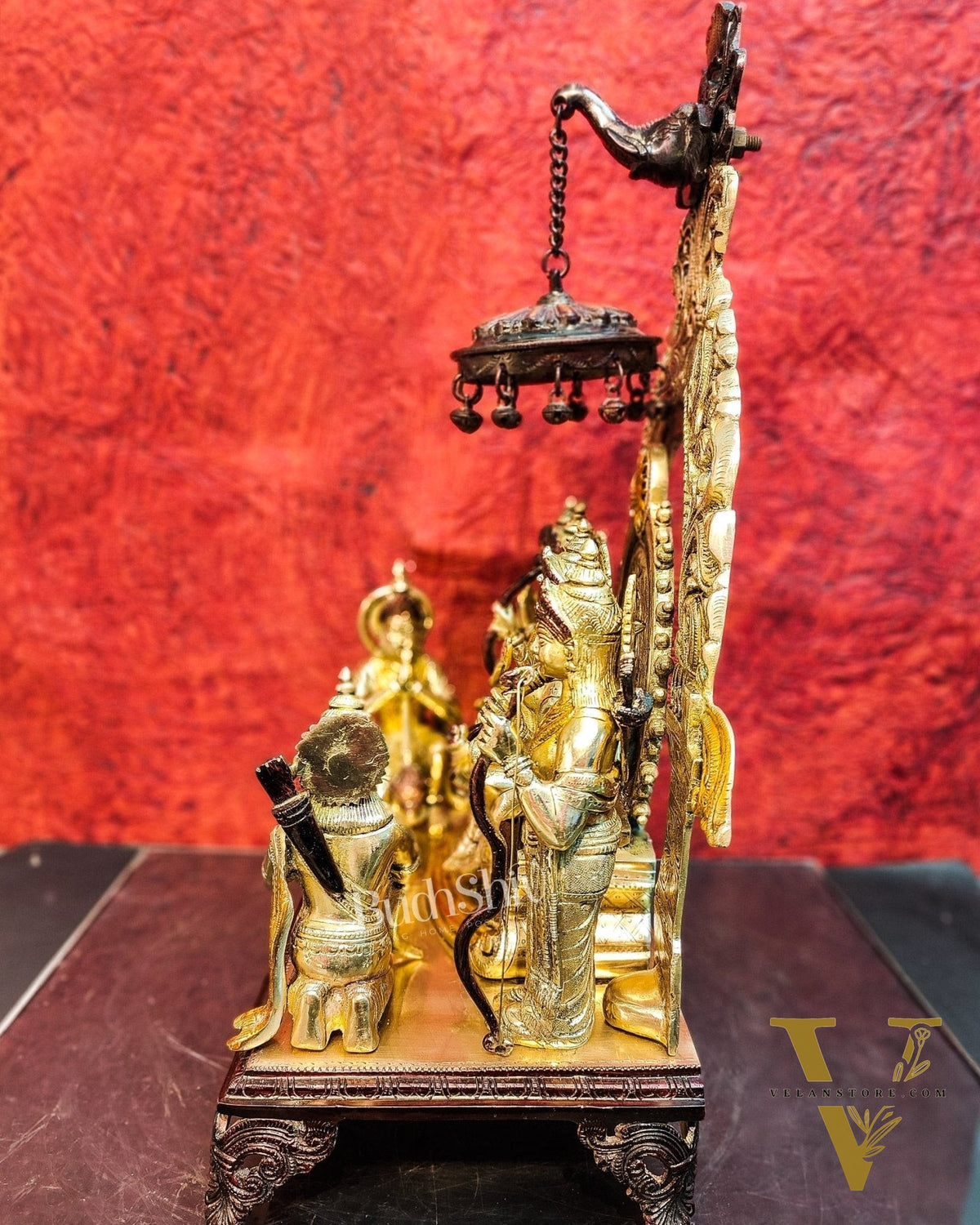 Brass Superfine The Royal Ram Darbar 23 inch (Ramapatabhishekam)