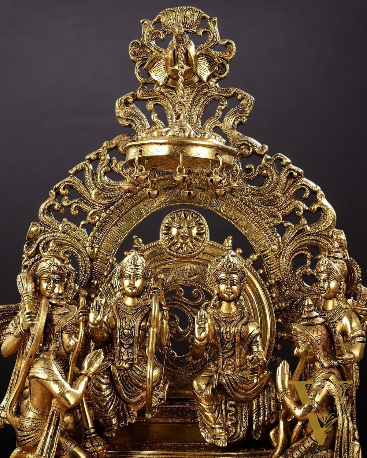 Brass Superfine The Royal Ram Darbar 23 inches (Ramapatabhishekam)