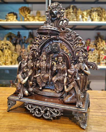 Brass Superfine The Royal Ram Darbar 23 inch (Ramapatabhishekam)