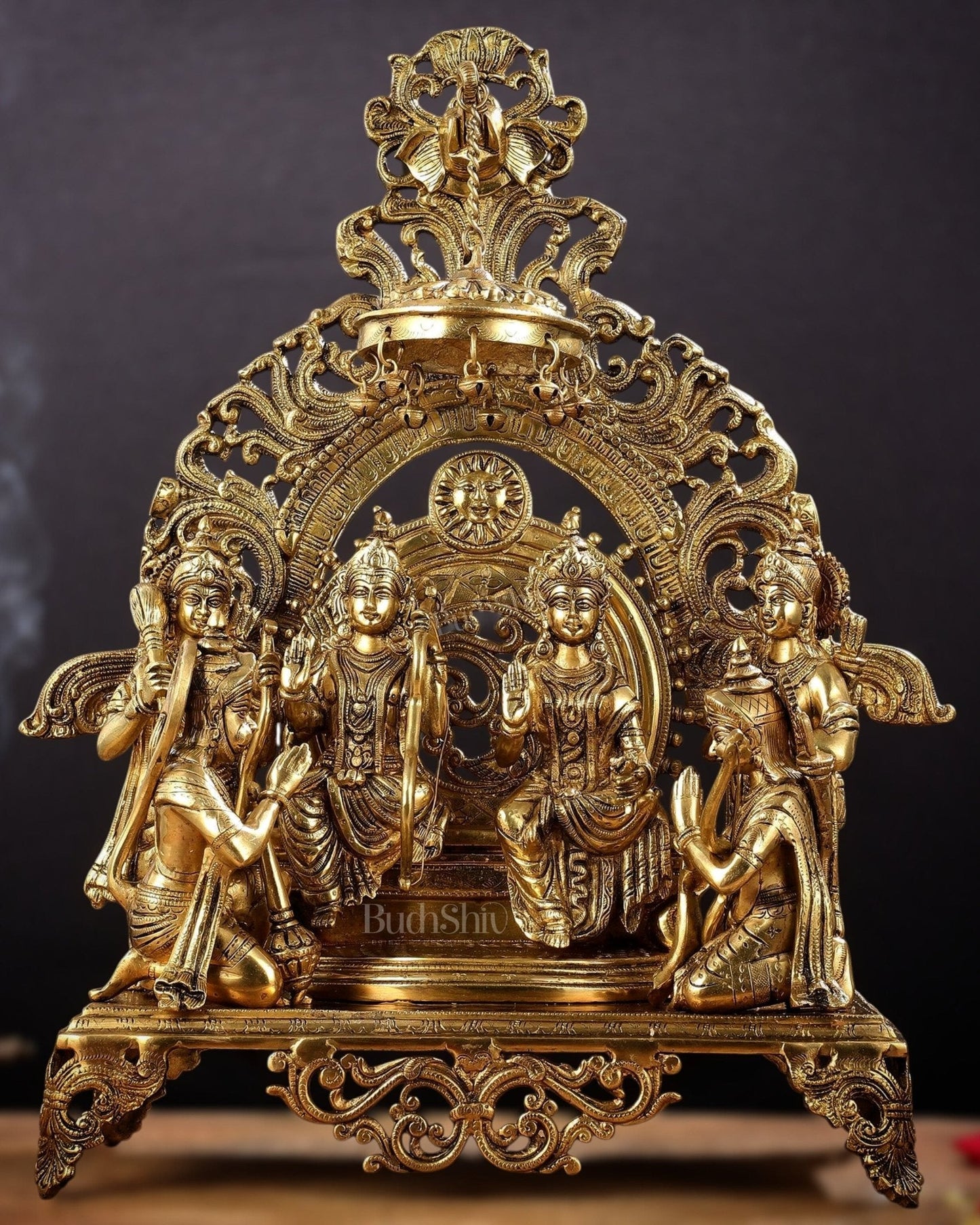 Brass Superfine The Royal Ram Darbar 23 inches (Ramapatabhishekam)