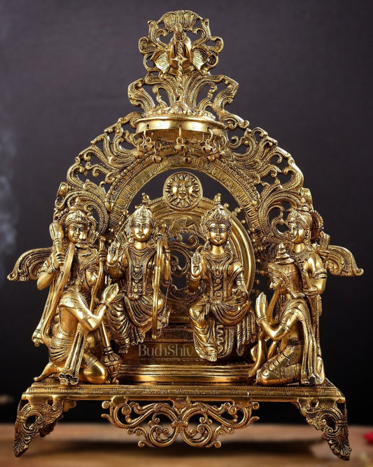 Brass Superfine The Royal Ram Darbar 23 inches (Ramapatabhishekam)