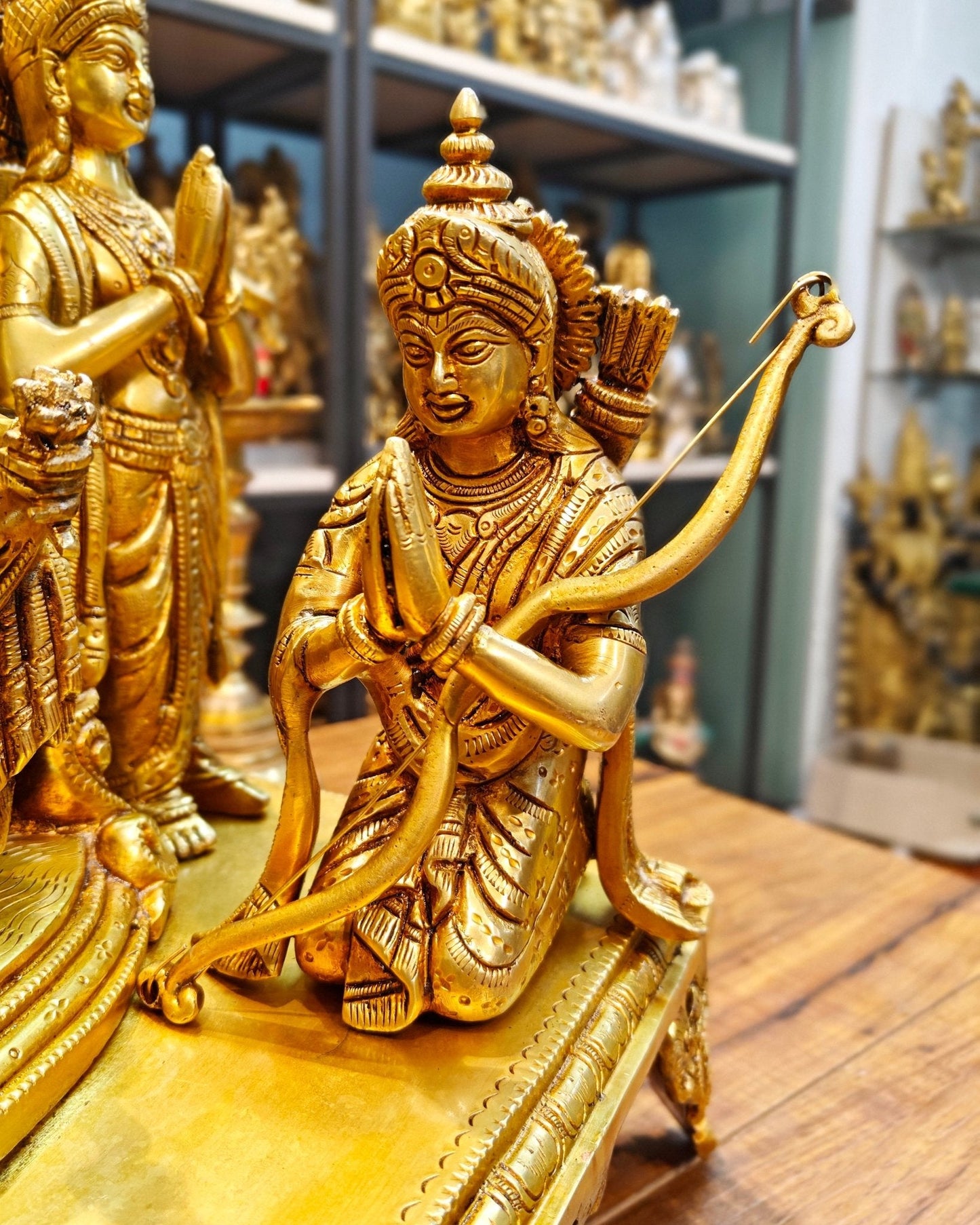 Brass Superfine The Royal Ram Darbar 23 inch (Ramapatabhishekam)