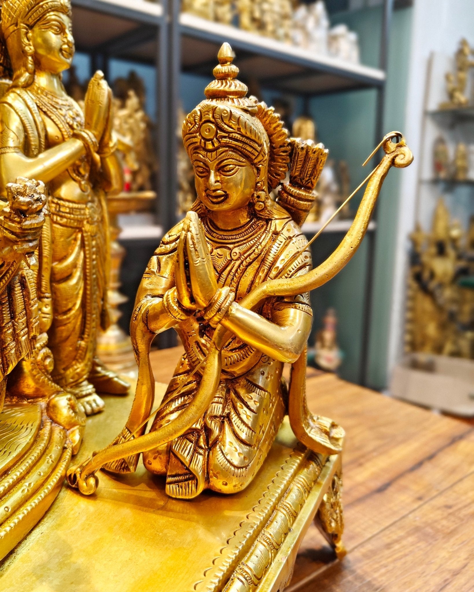 Brass Superfine The Royal Ram Darbar 23 inch (Ramapatabhishekam)