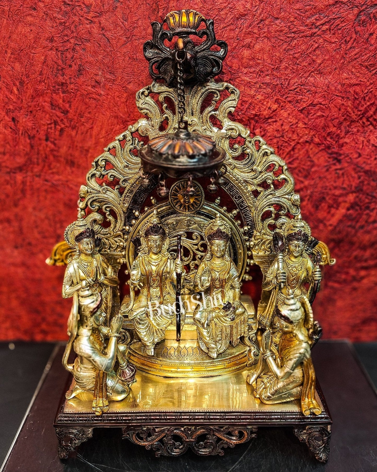 Brass Superfine The Royal Ram Darbar 23 inch (Ramapatabhishekam)