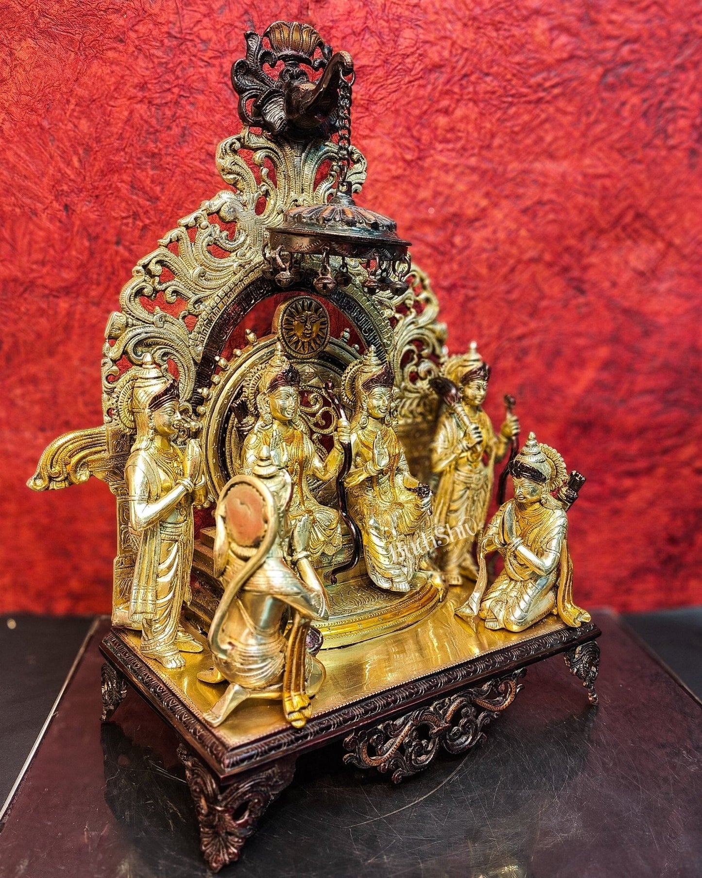 Brass Superfine The Royal Ram Darbar 23 inch (Ramapatabhishekam)