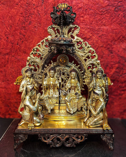 Brass Superfine The Royal Ram Darbar 23 inch (Ramapatabhishekam)