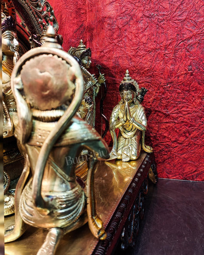 Brass Superfine The Royal Ram Darbar 23 inch (Ramapatabhishekam)