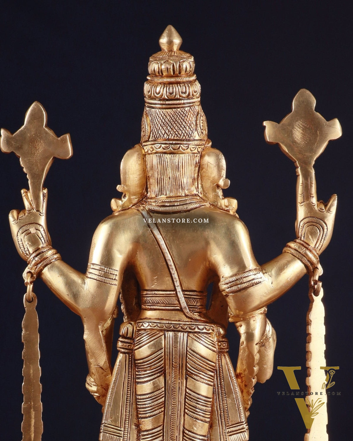 Brass Superfine Tirupati Balaji Idol – 14.5 Inch