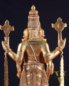 Brass Superfine Tirupati Balaji Idol – 14.5 Inch