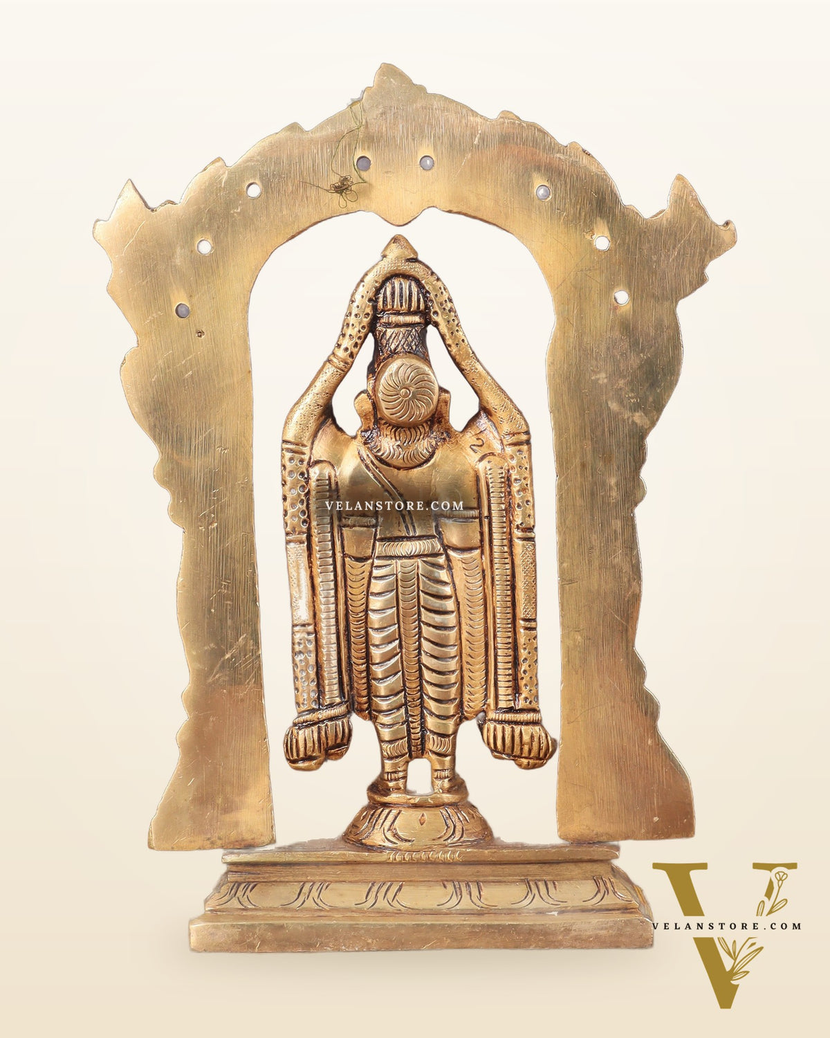 Brass Superfine Tirupati Balaji Lord Venkateshwara Swamy Idol | Height 6.5 inch