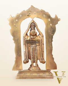 Brass Superfine Tirupati Balaji Lord Venkateshwara Swamy Idol | Height 6.5 inch