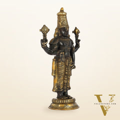 Brass Superfine Tirupati Balaji Statue 18" antique