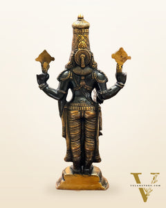 Brass Superfine Tirupati Balaji Statue 18"