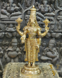 Brass Superfine Tirupati Balaji Statue 18"