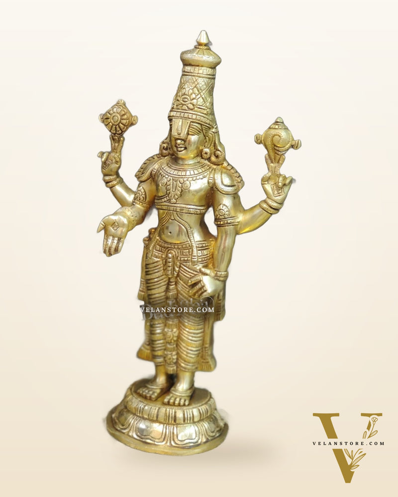 Brass Superfine Tirupati Balaji Statue 18"
