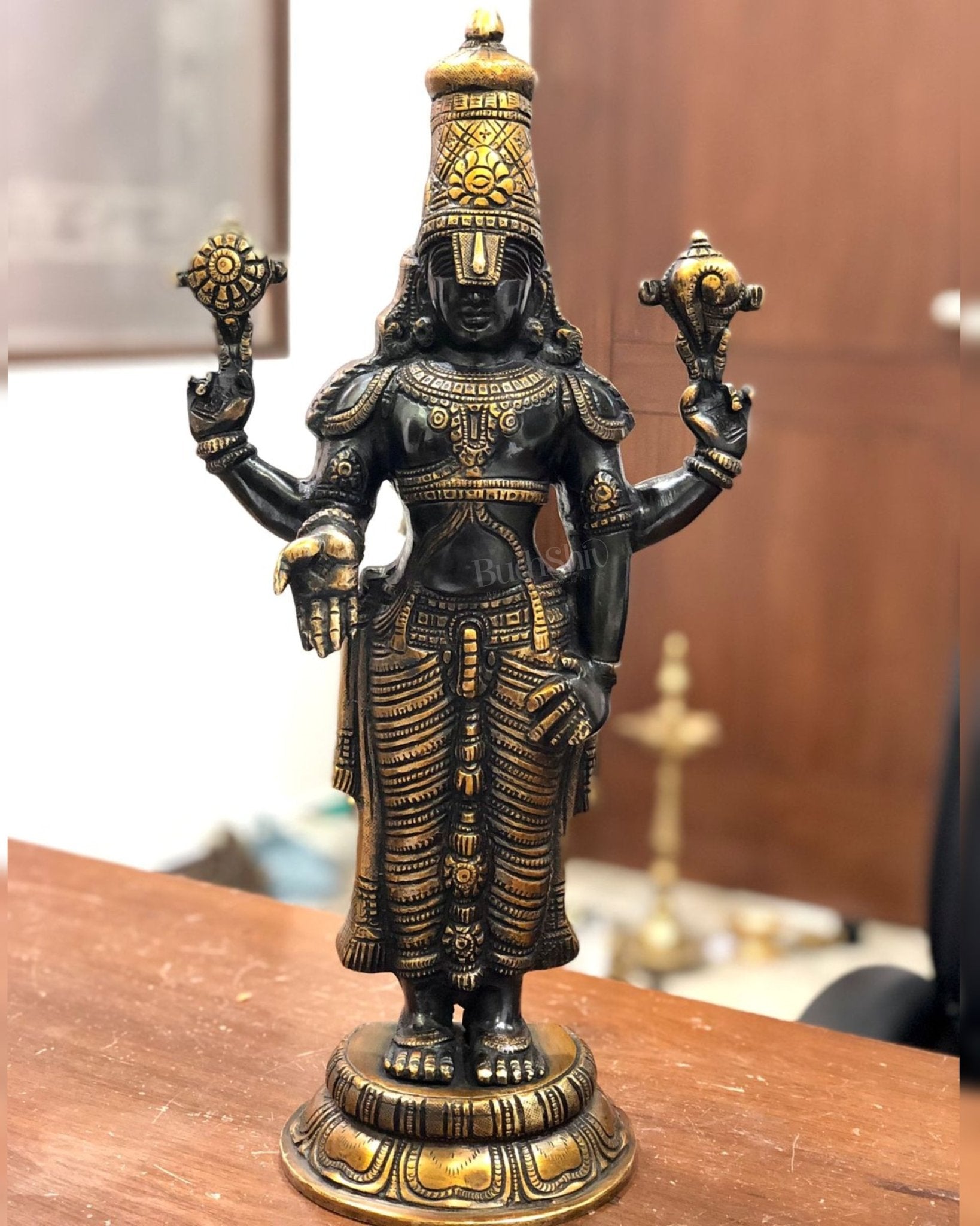Brass Superfine Tirupati Balaji Statue 18"