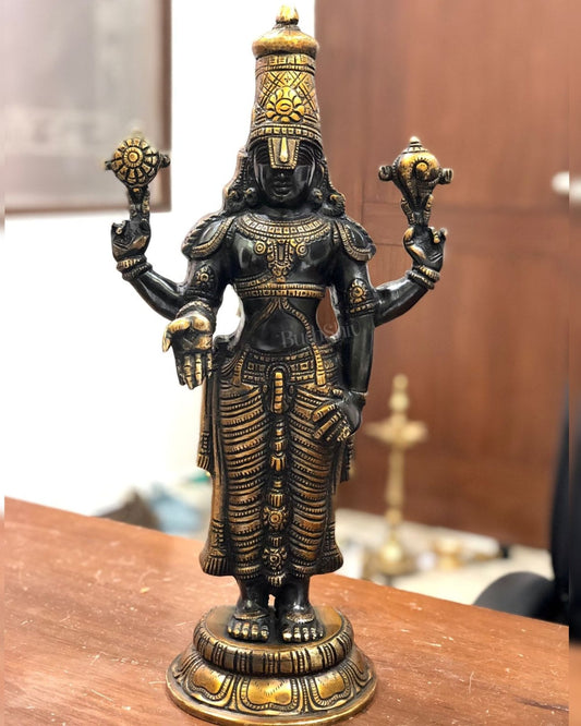 Brass Superfine Tirupati Balaji Statue 18"