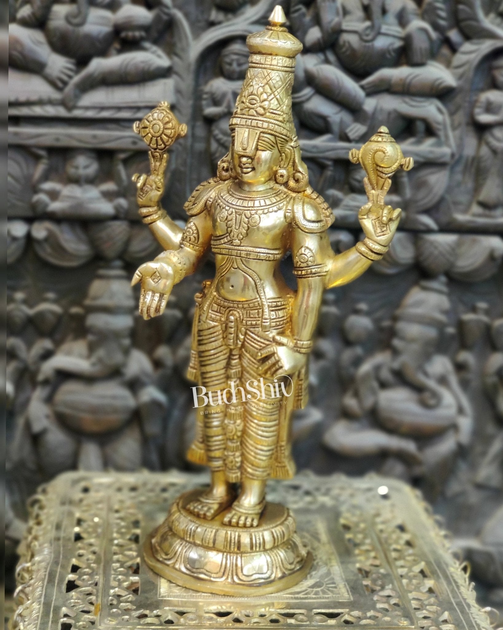 Brass Superfine Tirupati Balaji Statue 18"