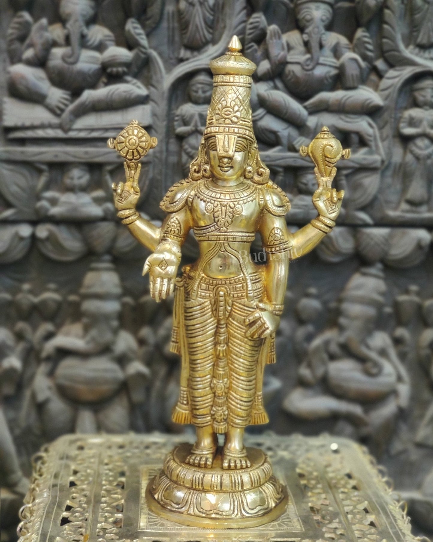 Brass Superfine Tirupati Balaji Statue 18"