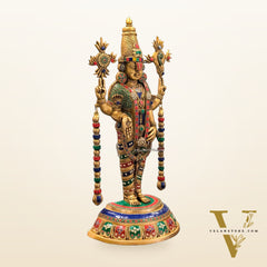 Brass Superfine Tirupati Balaji Statue 2 feet/ 24 inch