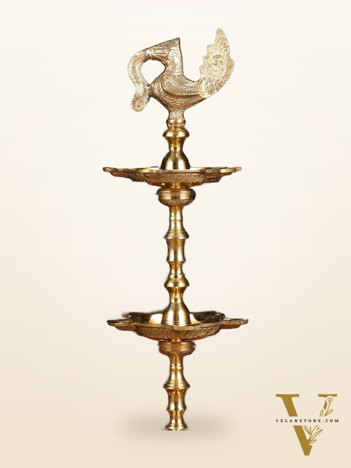 Brass Superfine Triple Step Inauguration Lamp – Elegant and Classic