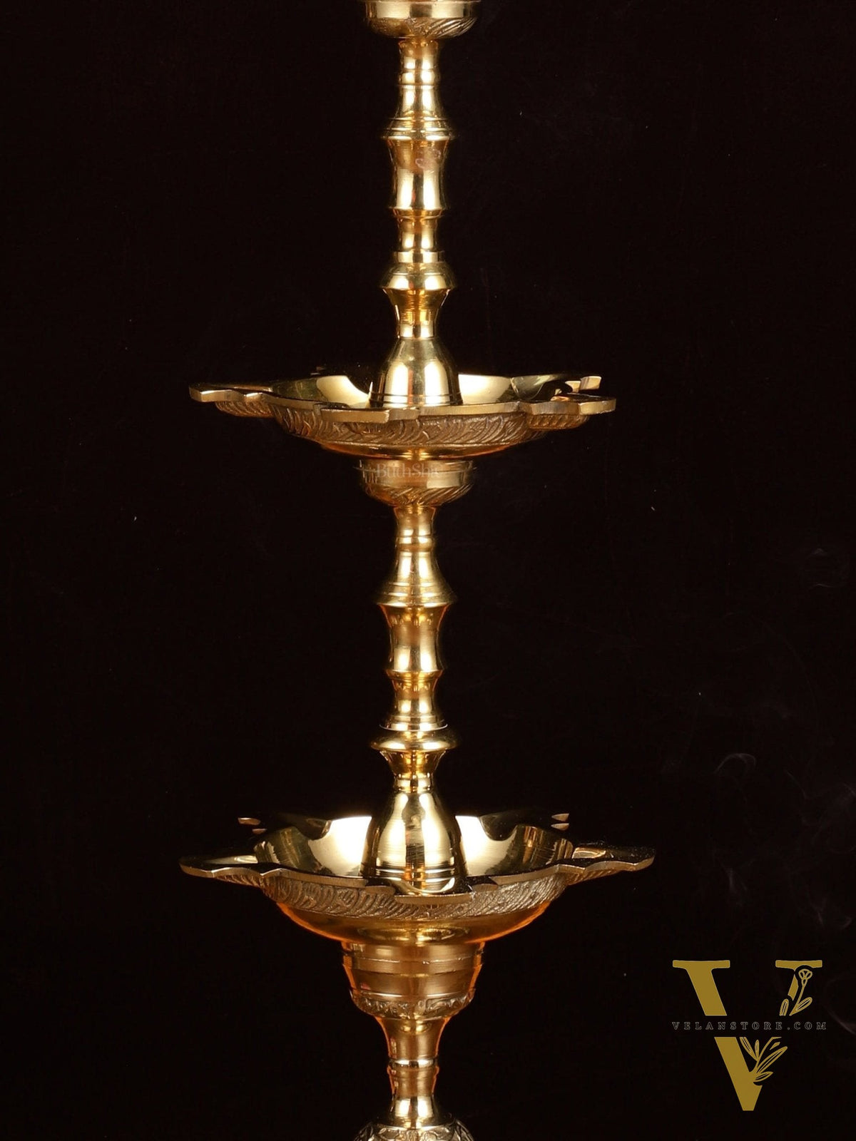 Brass Superfine Triple Step Inauguration Lamp – Elegant and Classic