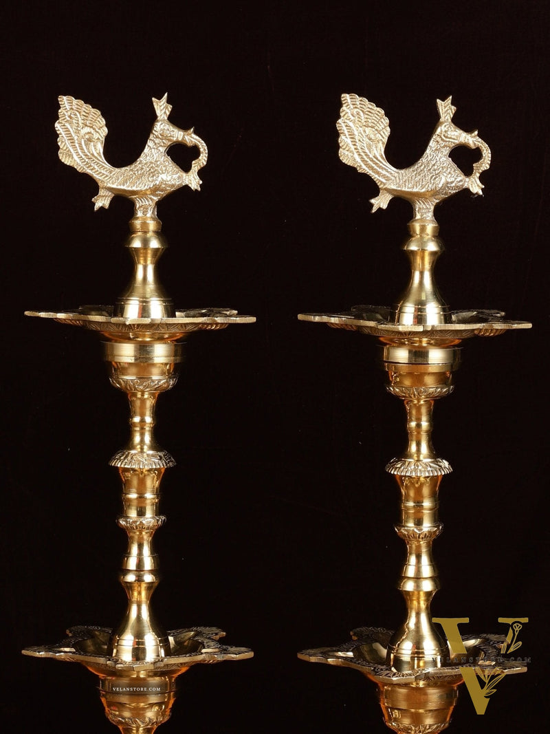 Brass Superfine Two-Step Inauguration Lamp – Elegant Design