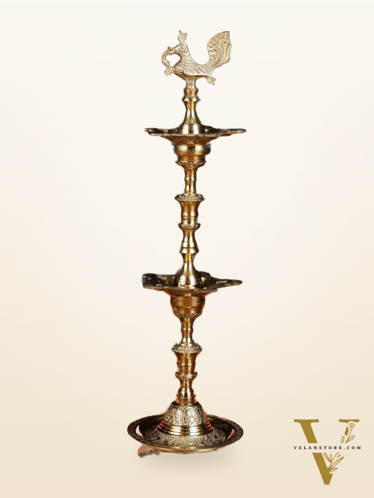 Brass Superfine Two-Step Inauguration Lamp – Elegant Design