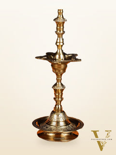 Brass Superfine Two-Step Inauguration Lamp – Elegant Design