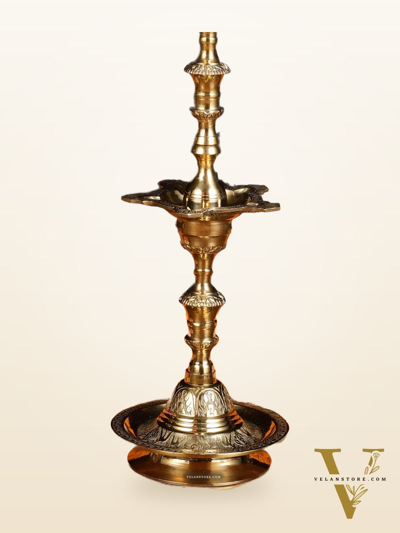 Brass Superfine Two-Step Inauguration Lamp – Elegant Design
