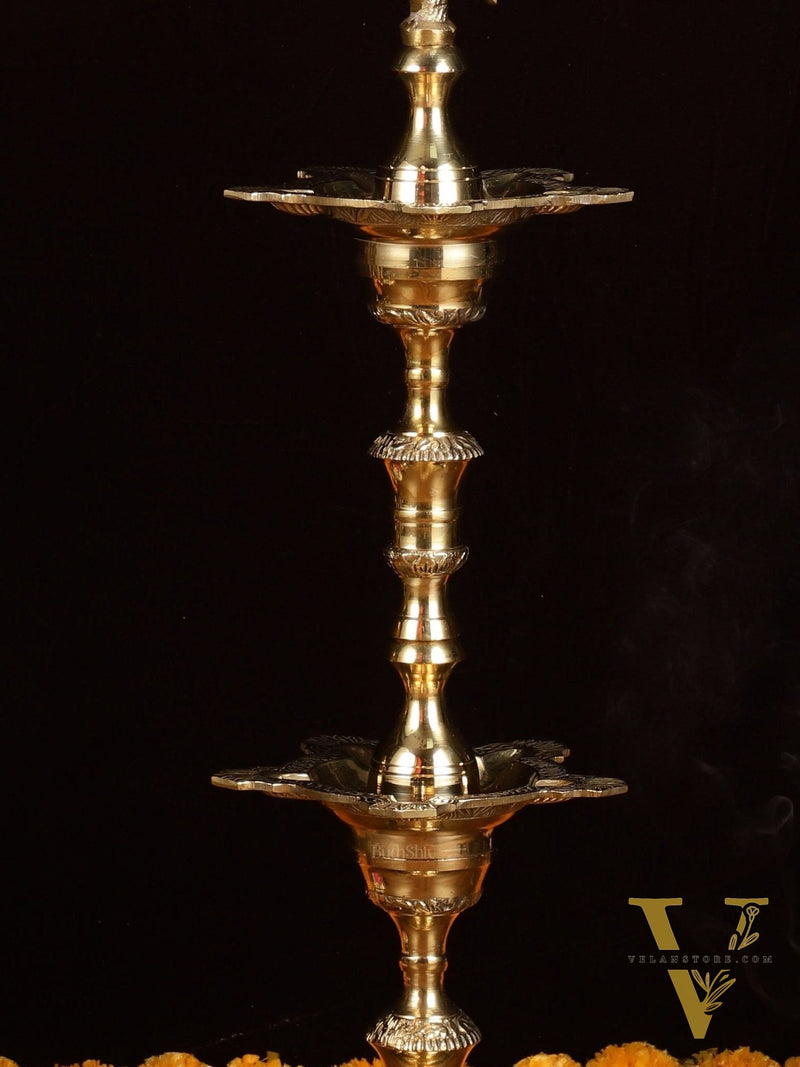 Brass Superfine Two-Step Inauguration Lamp – Elegant Design