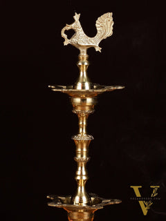 Brass Superfine Two-Step Inauguration Lamp – Elegant Design