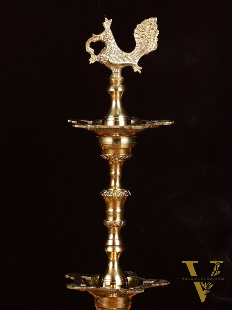 Brass Superfine Two-Step Inauguration Lamp – Elegant Design