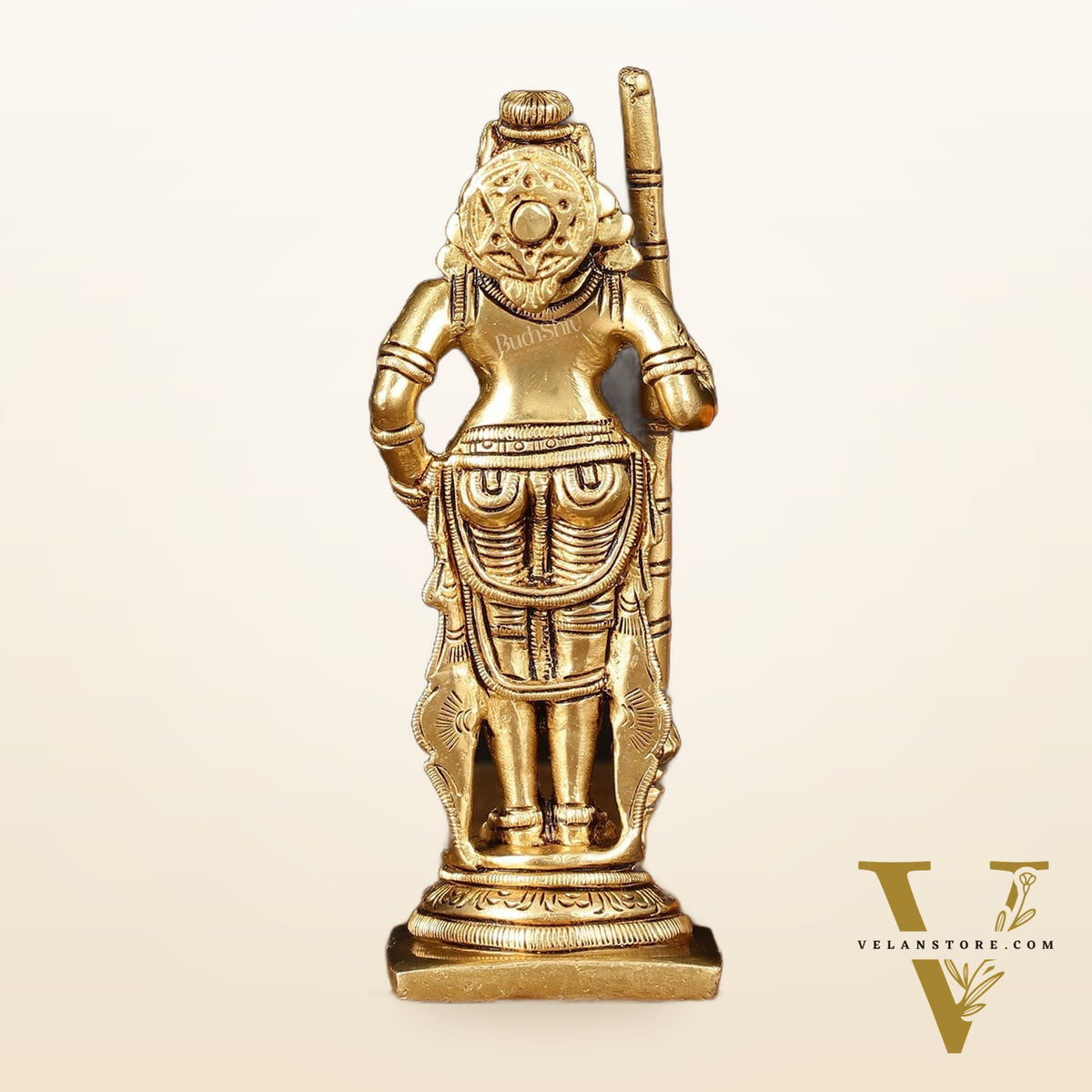 Brass Superfine Udupi Krishna Idol - 6.5" Elegant Sculpture