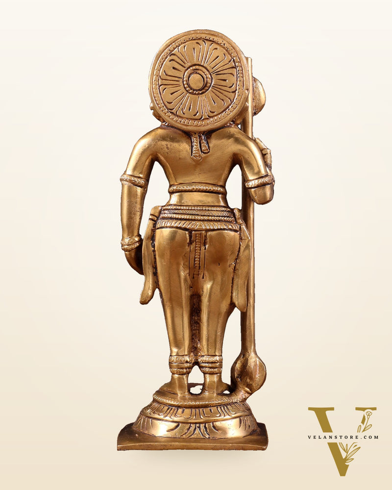 Brass Superfine Udupi Krishna Idol | 9" Height