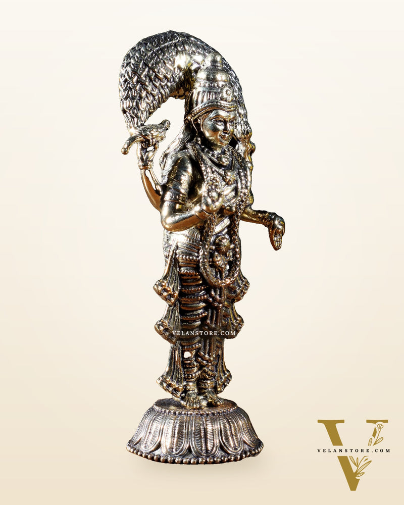 Brass Superfine Vasavi Kanyaka Idol – 3.5 Inch | Miniature Statue