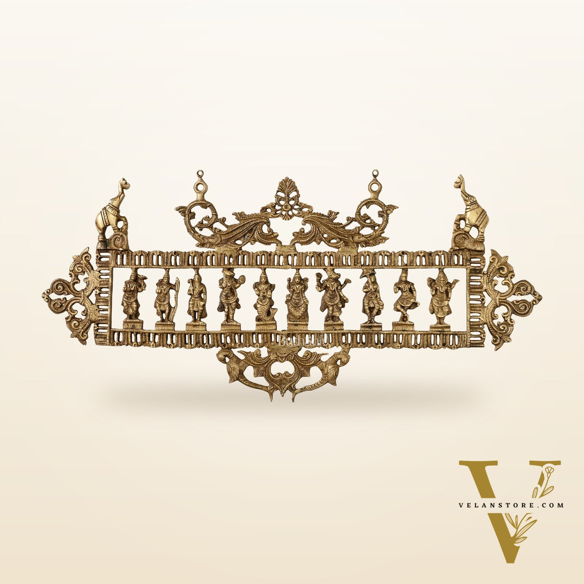 Brass Superfine Vishnu Dashavatar Wall Hanging Panel
