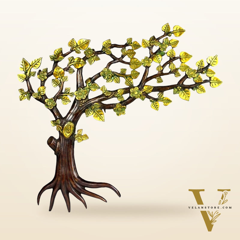 Brass superfine wall hanging Kalpavriksha tree antique
