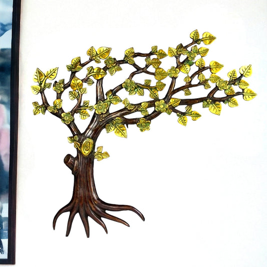 Brass superfine wall hanging Kalpavriksha tree antique