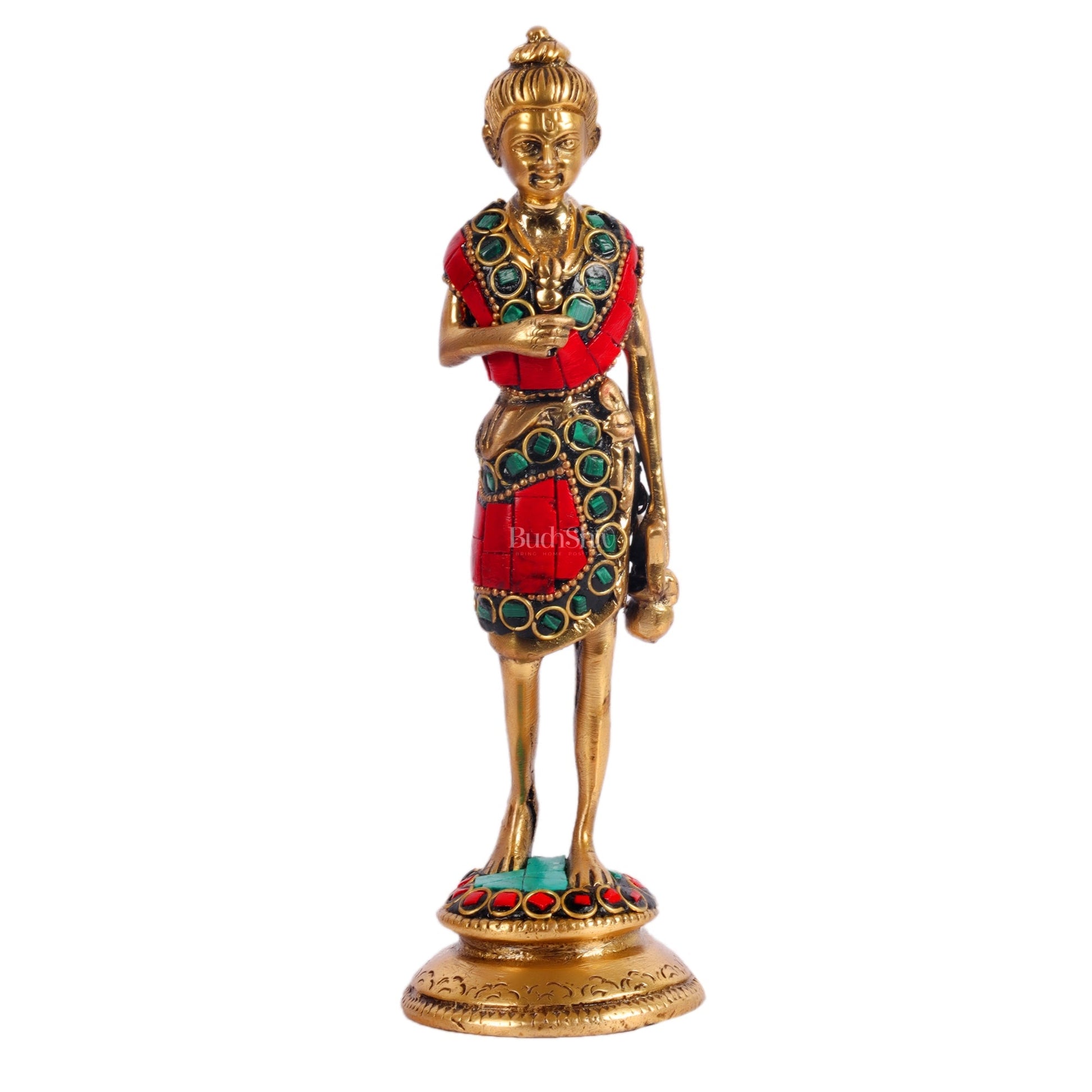 Brass Swaminarayana neelkanth statue 6.5"
