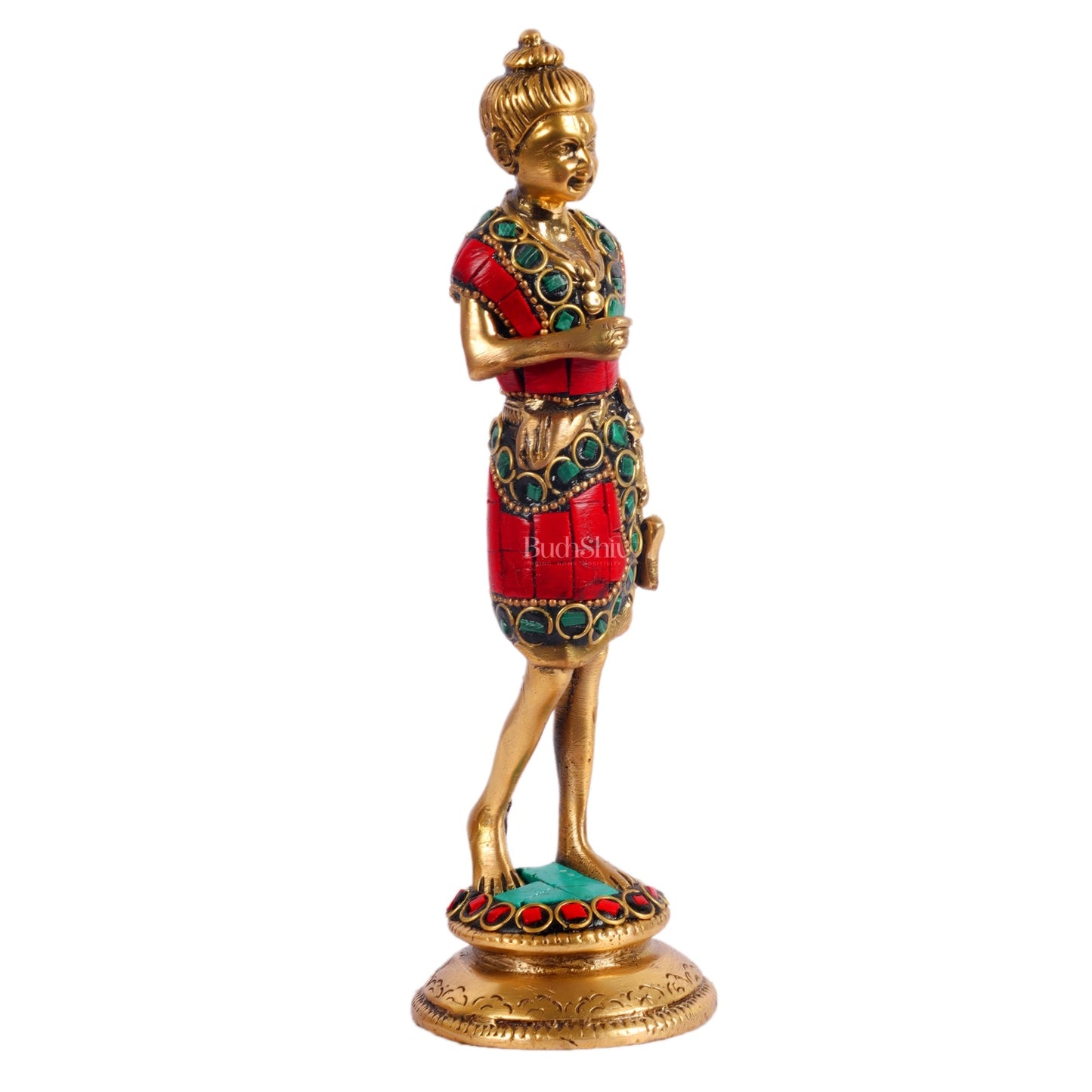 Brass Swaminarayana neelkanth statue 6.5"