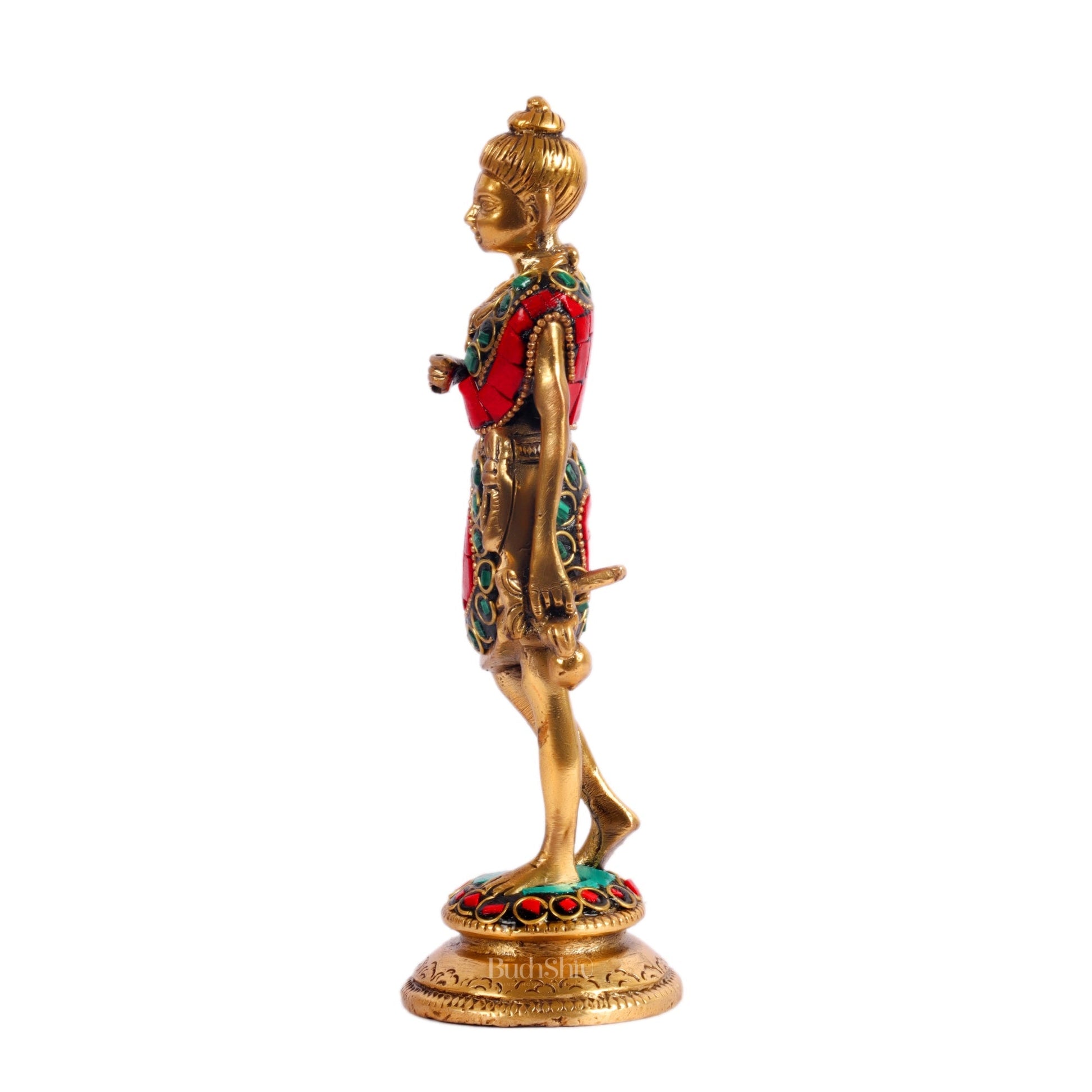 Brass Swaminarayana neelkanth statue 6.5"