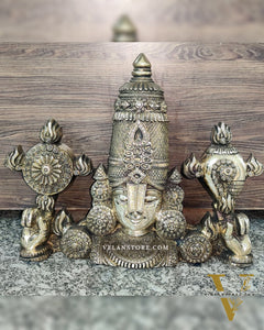 Brass Tirupati Balaji Face Wall Hanging shiny polish