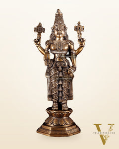 Brass Tirupati Balaji Idol - 16 Inch
