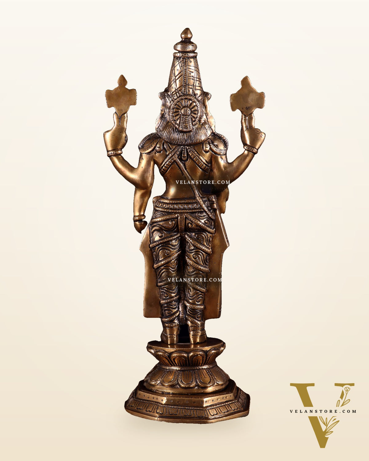 Brass Tirupati Balaji Idol - 16 Inch