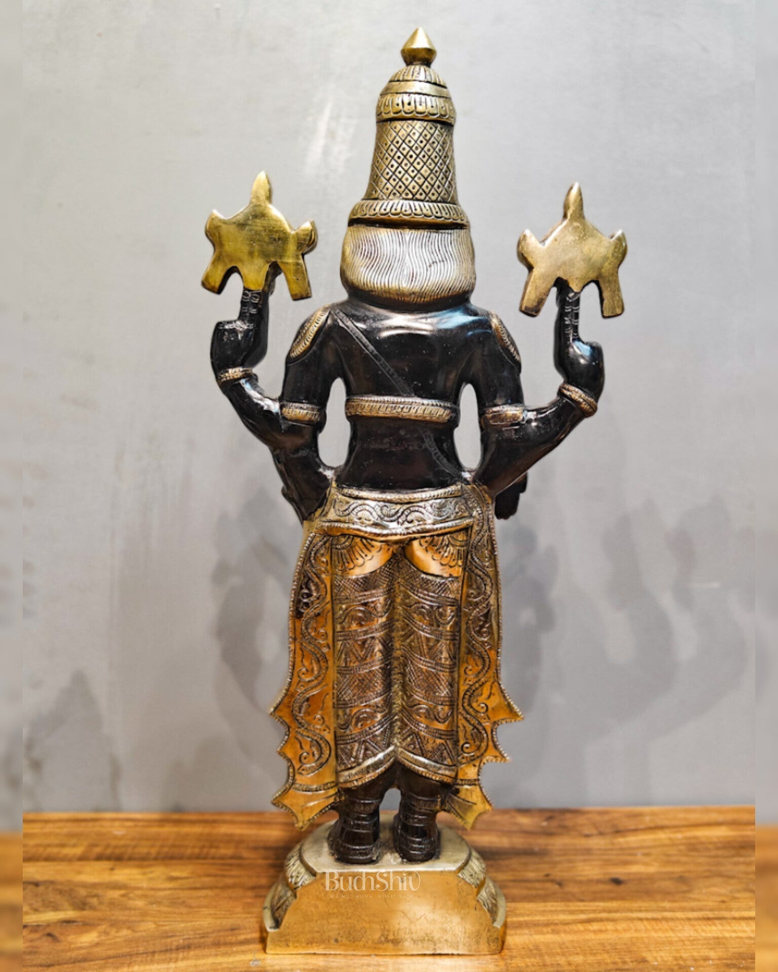 Brass Tirupati Balaji Lord Venkateshwara Statue 24"