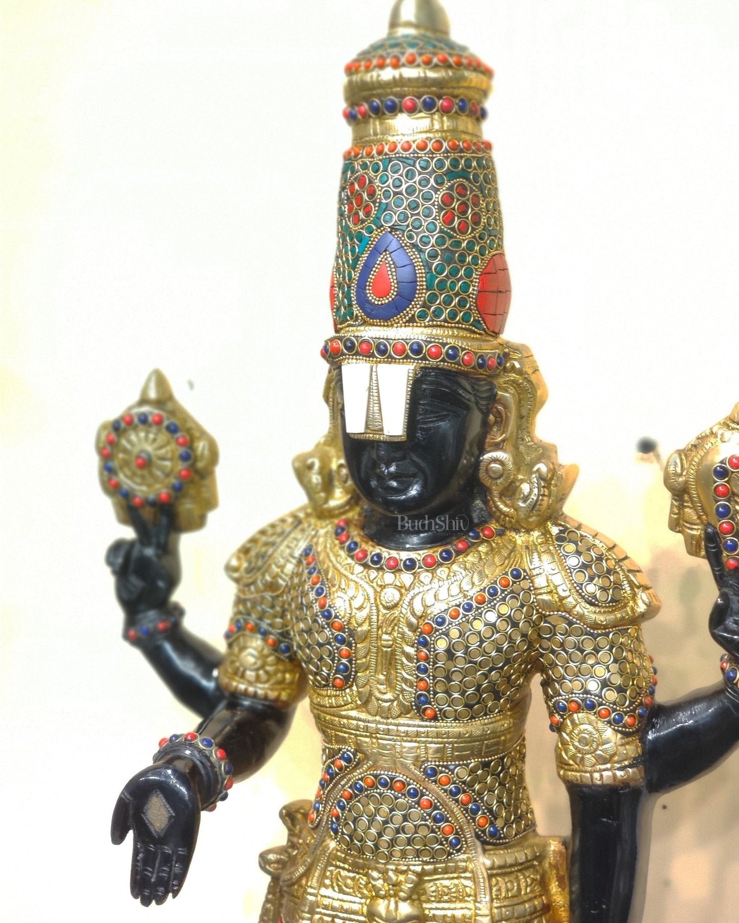 Brass Tirupati Balaji lord Venkateshwara Statue 33 inch